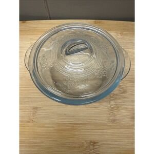 Fire King Sapphire Blue 5 1/4" 10 oz. Individual Casserole With Lid